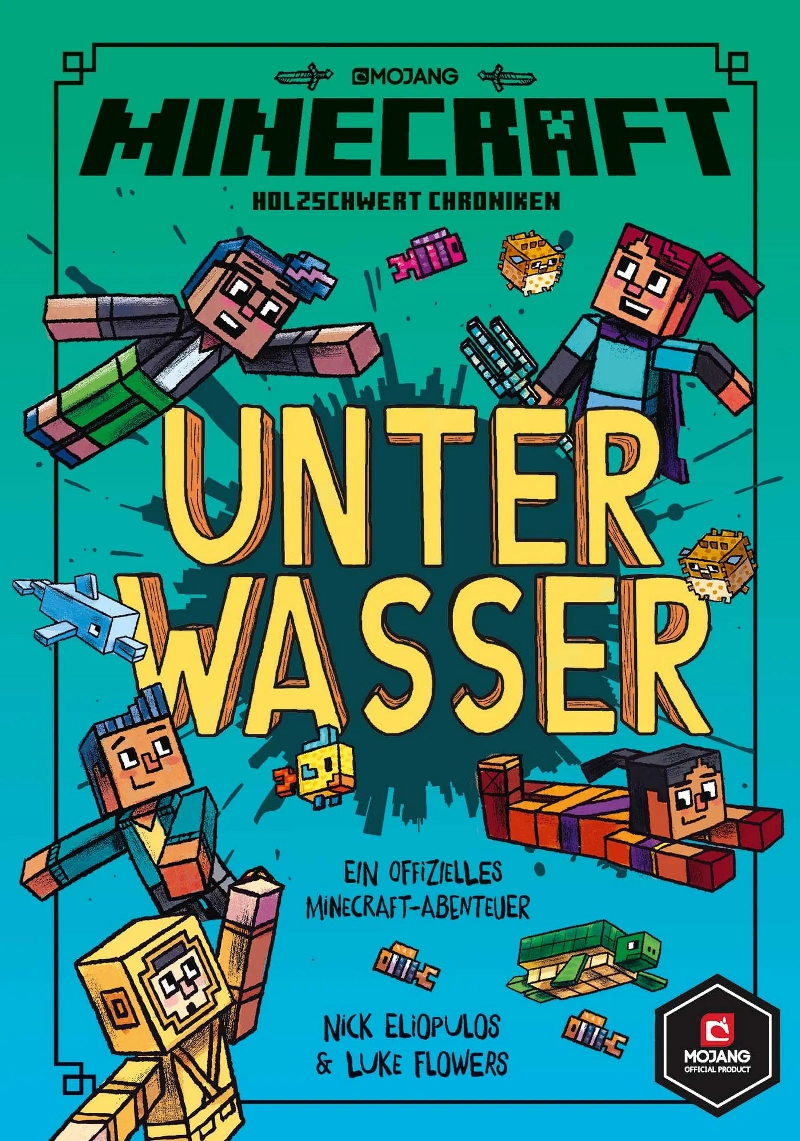 Buchcover von 'Minecraft, Unter Wasser' - Gebundene Ausgabe von Nick Eliopulos
