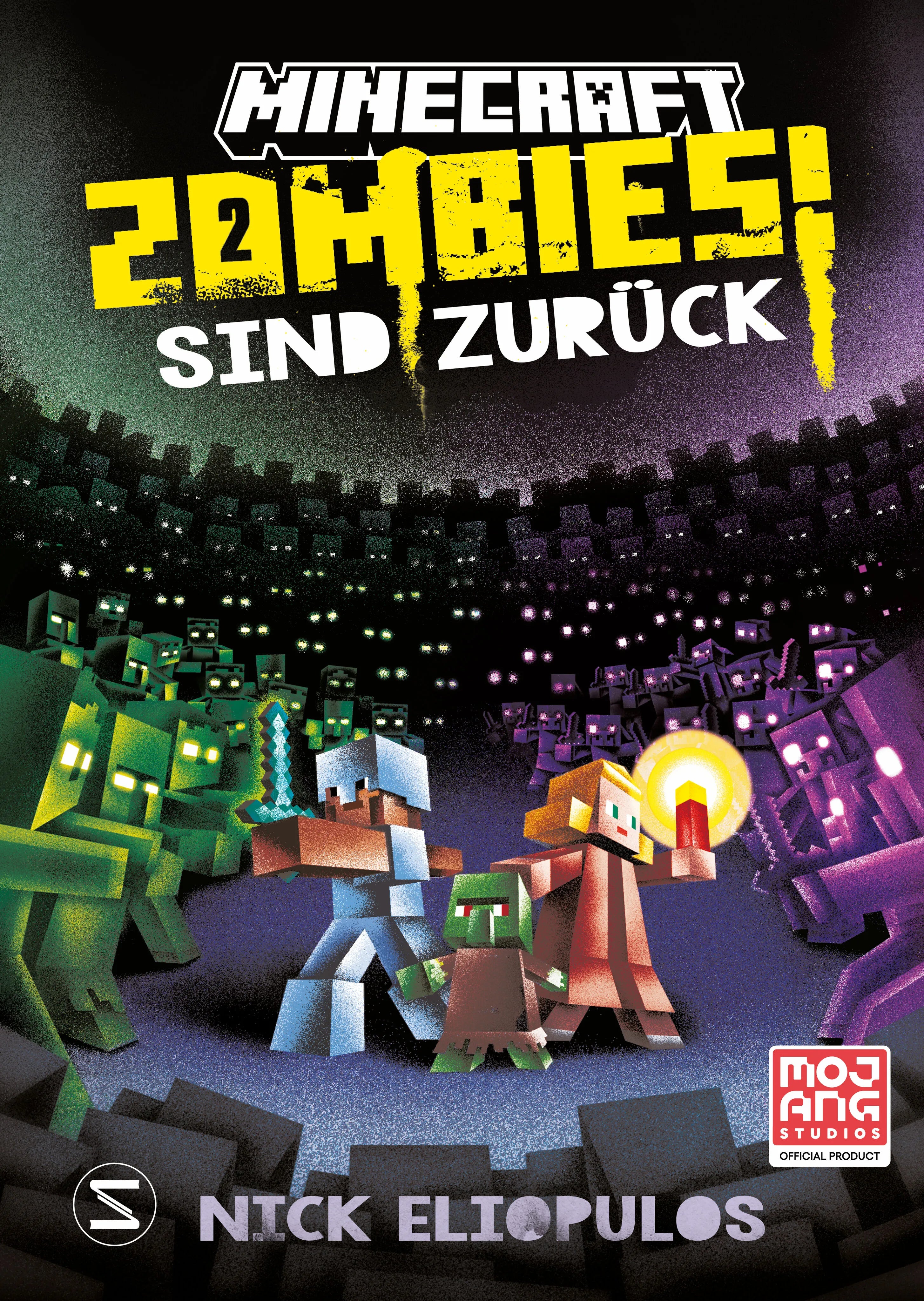Buchcover von 'Minecraft. Zombies sind zurück!' - Gebundene Ausgabe von Nick Eliopulos