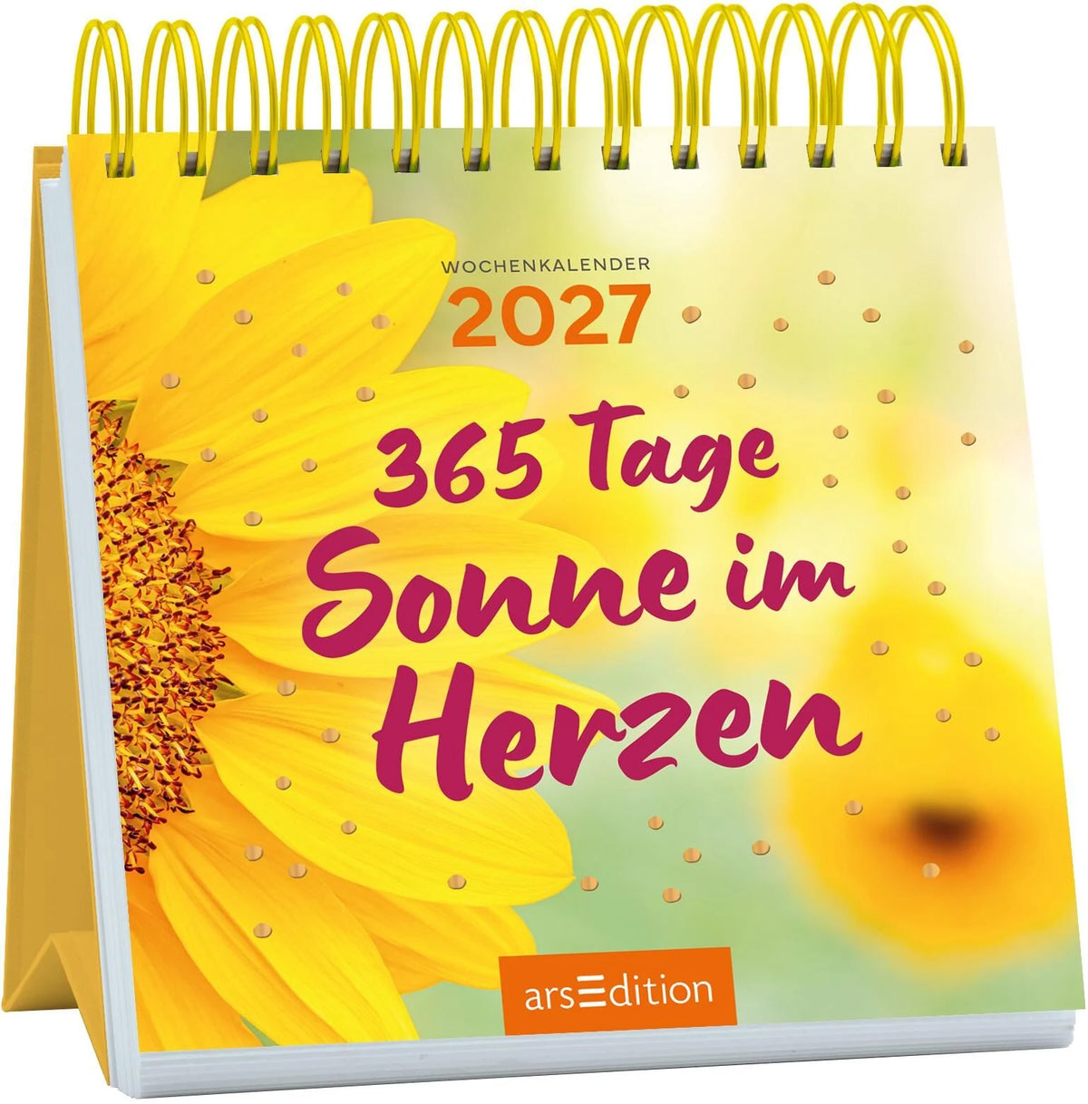 Taschenkalender: Mini-Wochenkalender 365 Tage Sonne im Herzen 2027