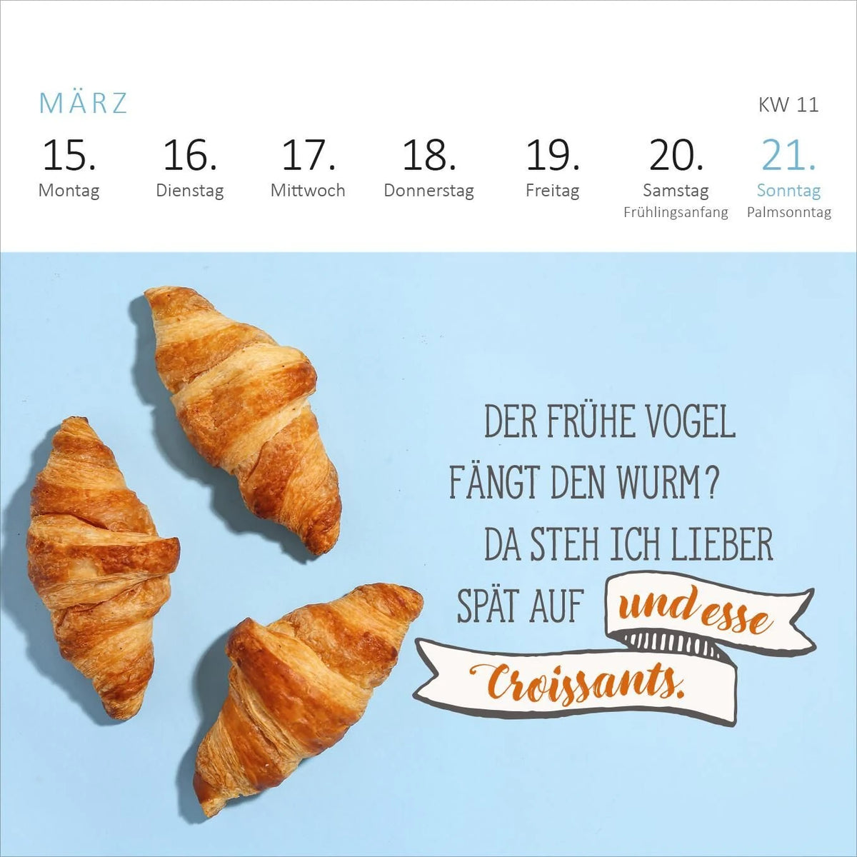 Mini-Wochenkalender Bevor ich mich jetzt aufrege, ist es mir lieber egal! 2027 – Ansicht