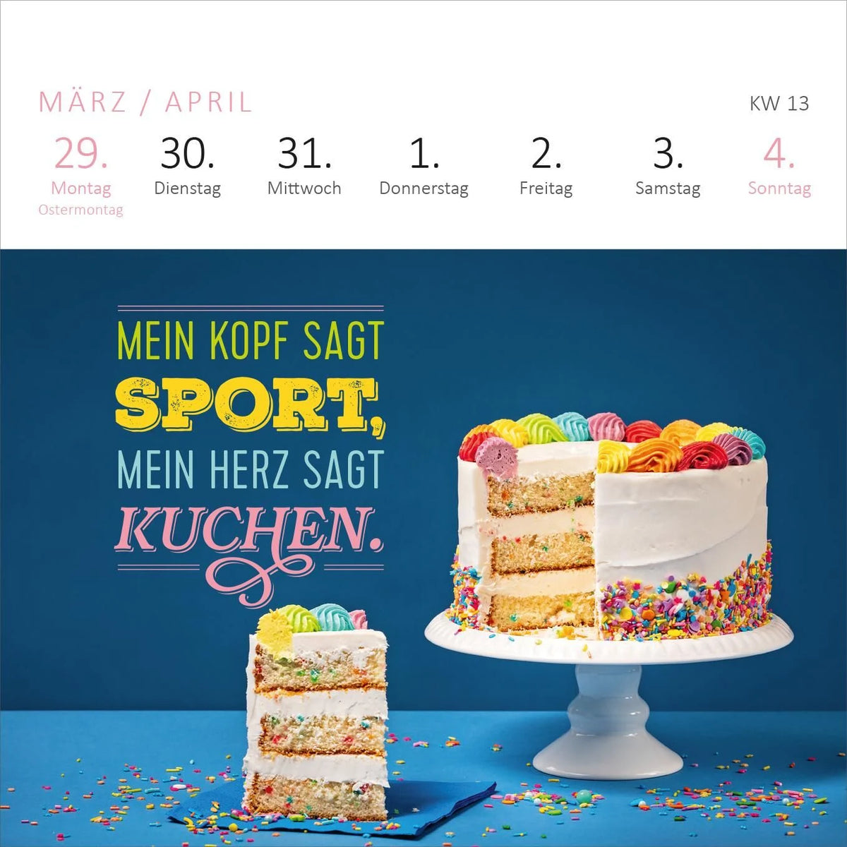 Mini-Wochenkalender Bevor ich mich jetzt aufrege, ist es mir lieber egal! 2027 – Ansicht