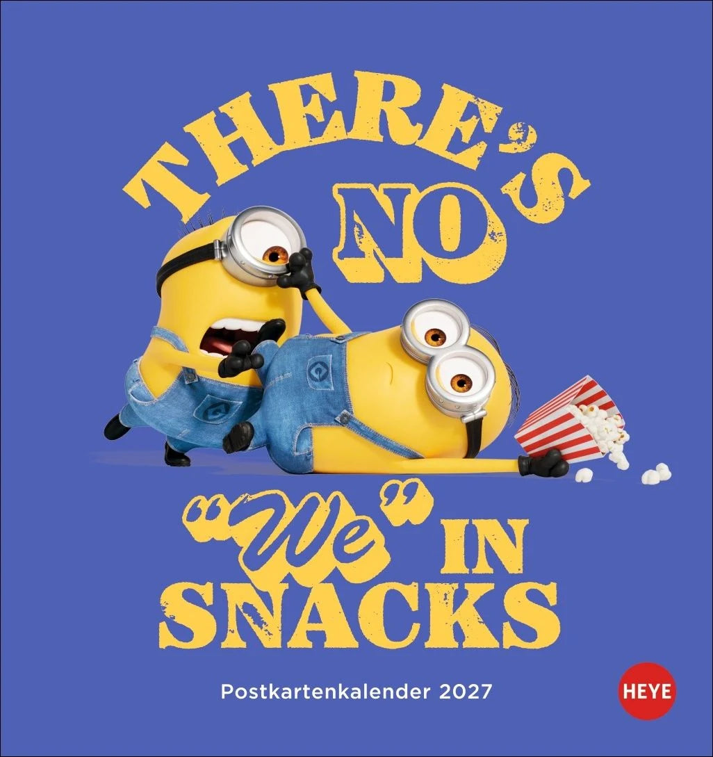 Postkartenkalender: Minions Postkartenkalender 2027