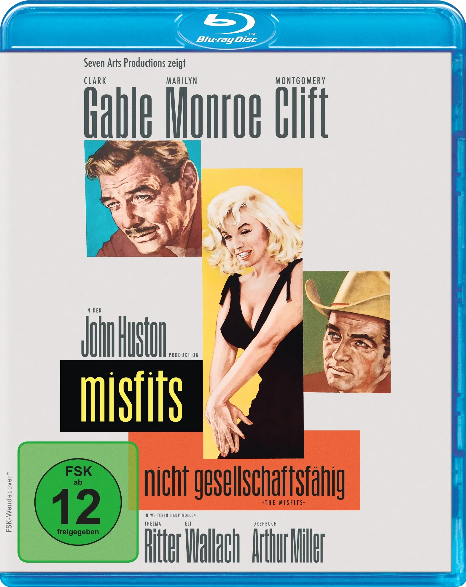 Blu-ray-Cover: Misfits - Nicht gesellschaftsfähig. Regie: John Huston