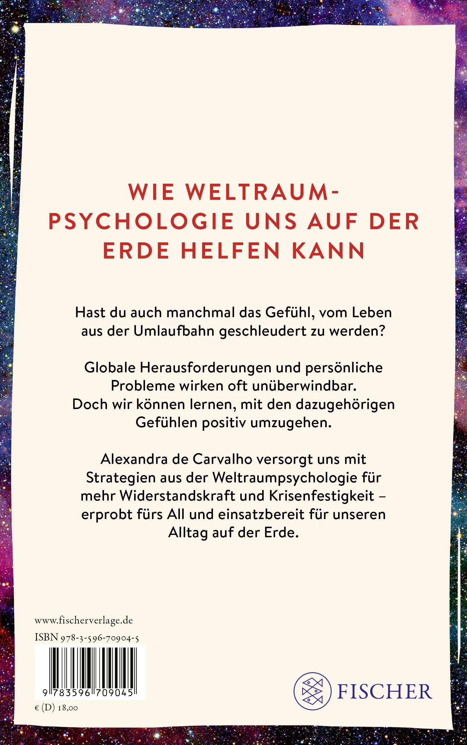 Buchrückseite von 'Mission Fühlen' mit Klappentext - Paperback