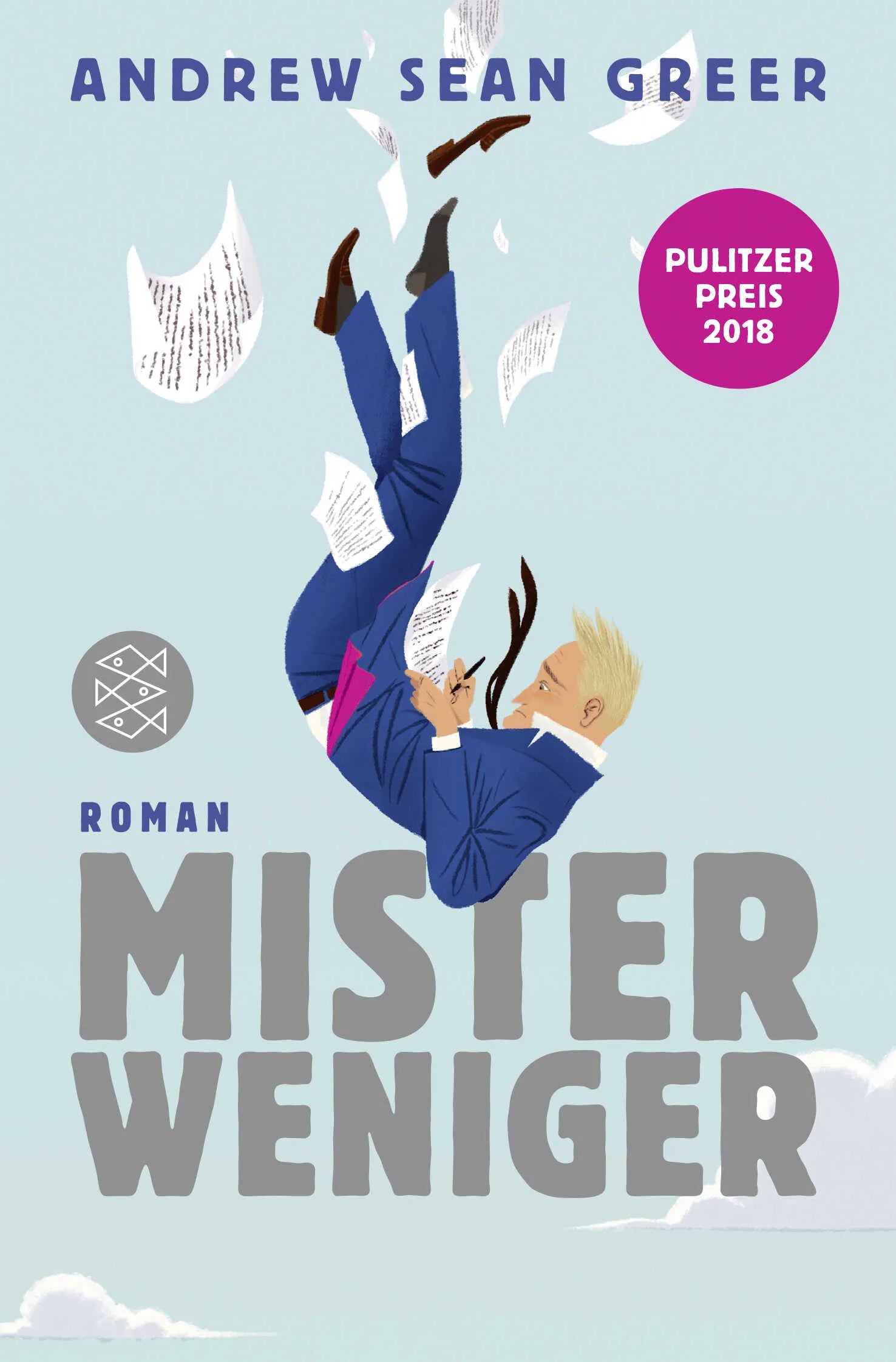 Buchcover von 'Mister Weniger' - Taschenbuch von Andrew Sean Greer