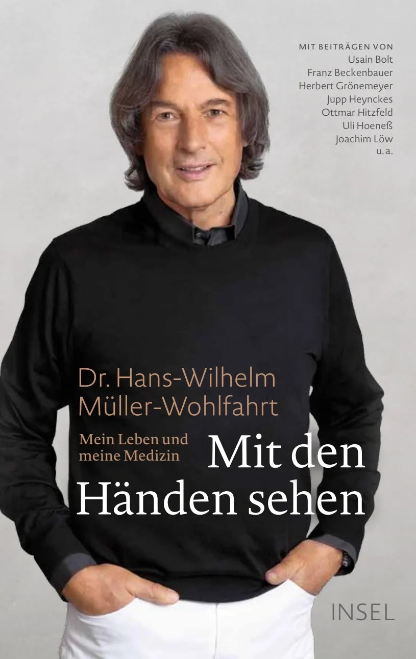Buchcover von 'Mit den Händen sehen' - Gebundene Ausgabe von Dr. Hans-Wilhelm Müller-Wohlfahrt