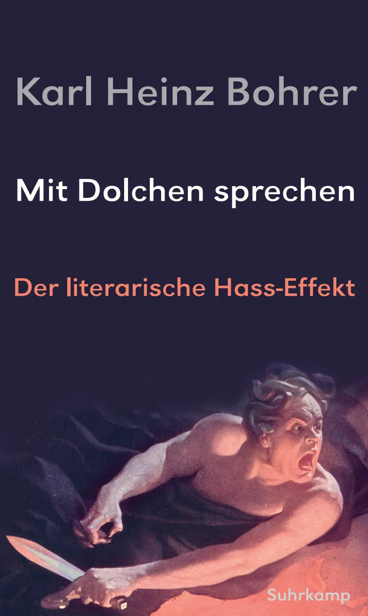 Buchcover von 'Mit Dolchen sprechen' - Gebundene Ausgabe von Karl Heinz Bohrer