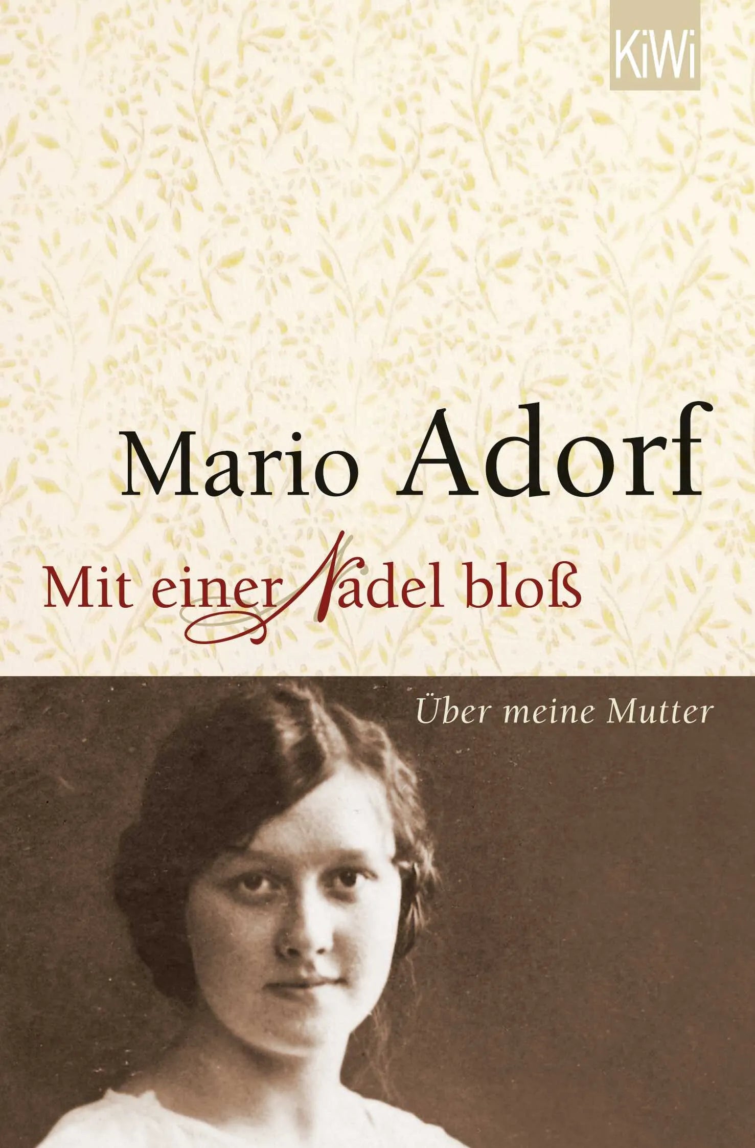 Buchcover von 'Mit einer Nadel bloß' - Taschenbuch von Mario Adorf