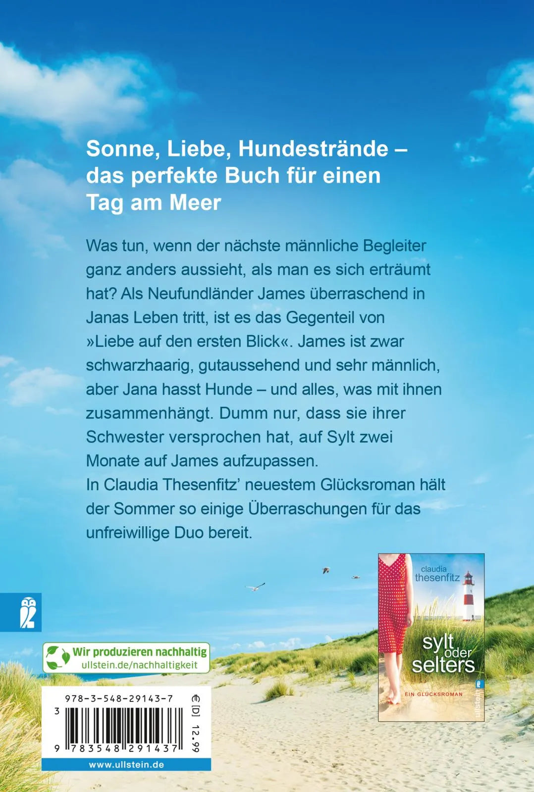 Rückseite: Mit James auf Sylt (Taschenbuch)