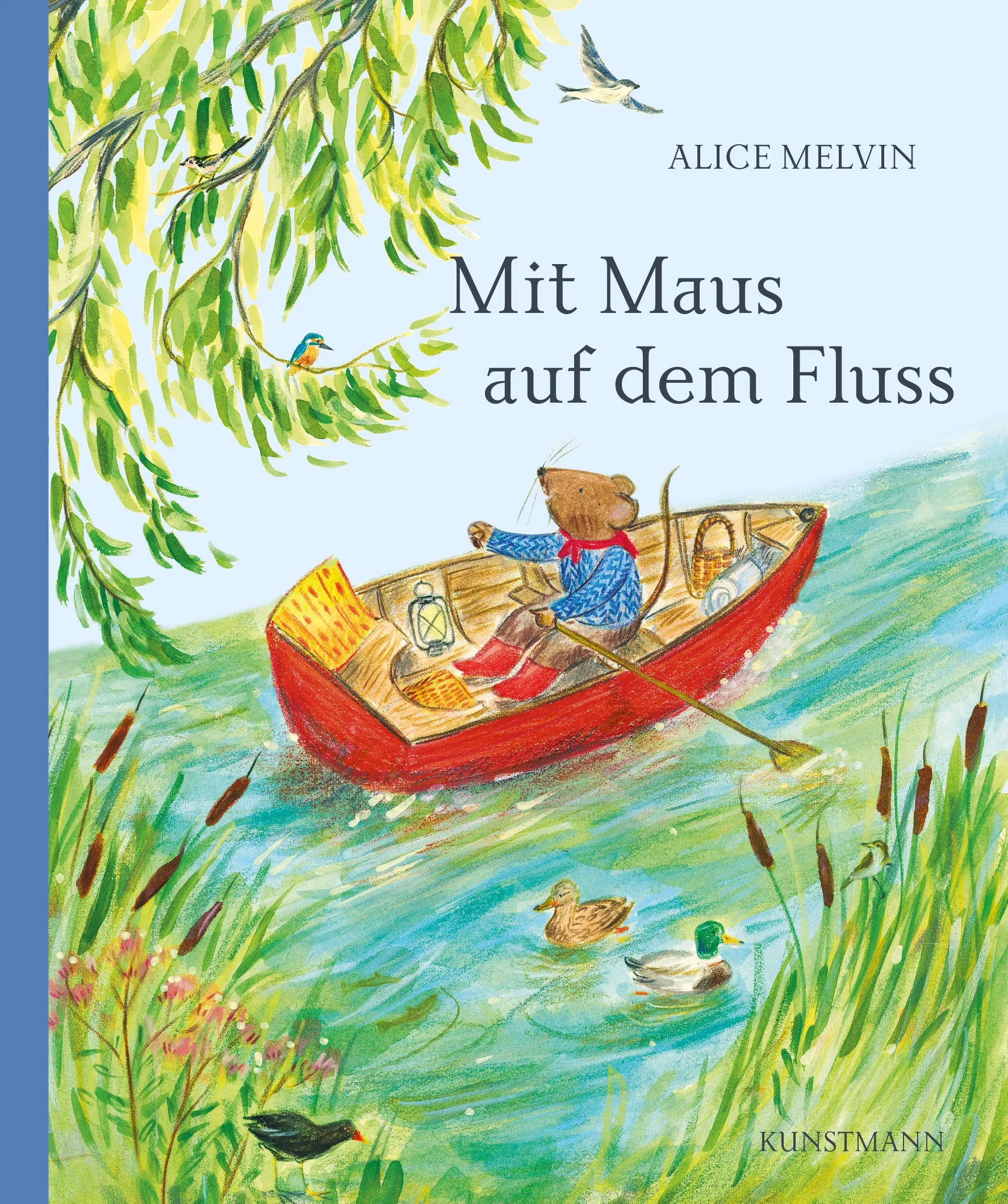 Buchcover von 'Mit Maus auf dem Fluss' - Gebundene Ausgabe von Alice Melvin