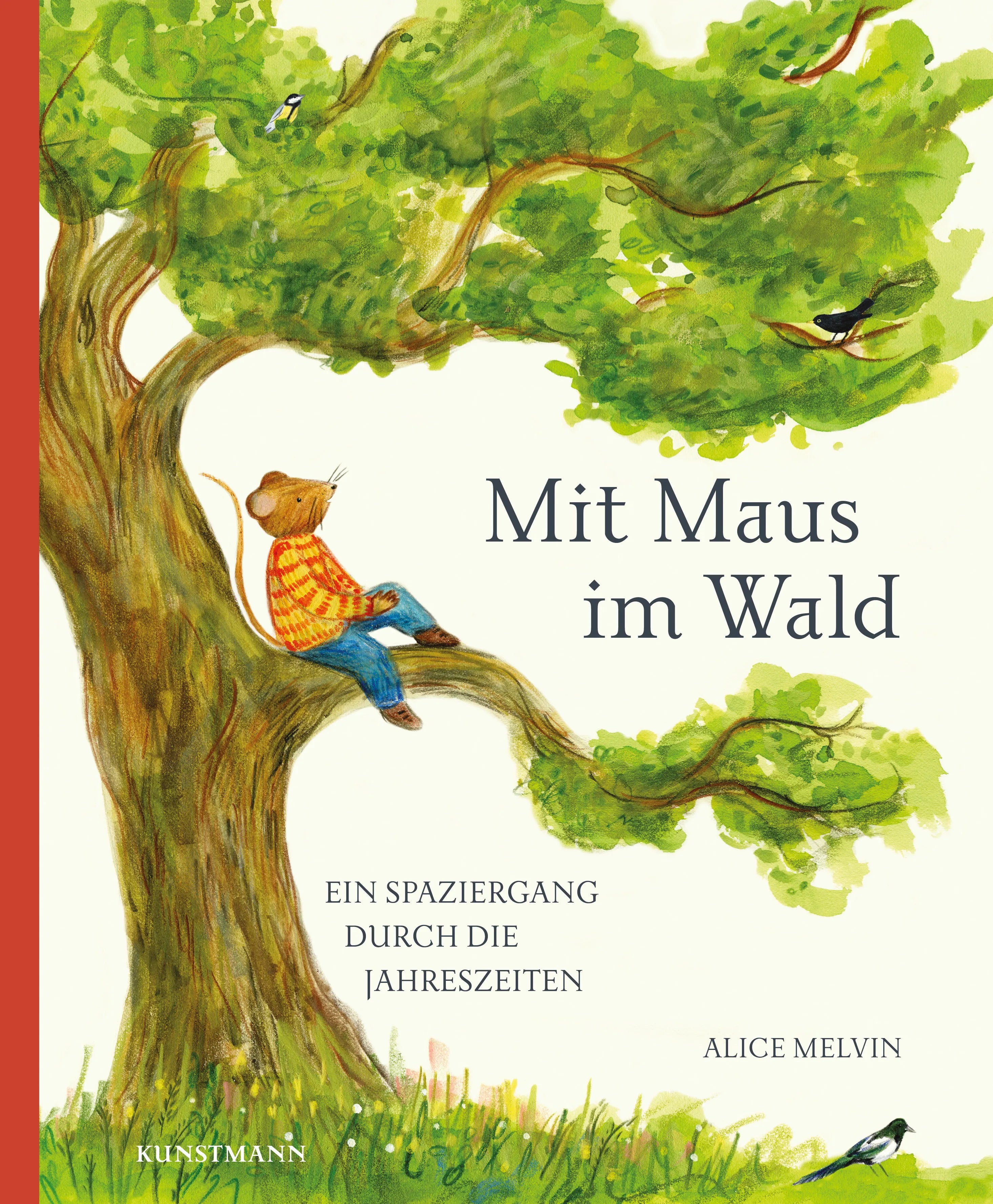 Buchcover von 'Mit Maus im Wald' - Gebundene Ausgabe von Alice Melvin