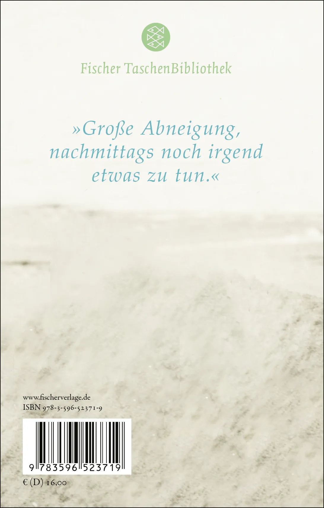 Buchrückseite von 'Mit Thomas Mann durch das Jahr' mit Klappentext - Gebundene Ausgabe