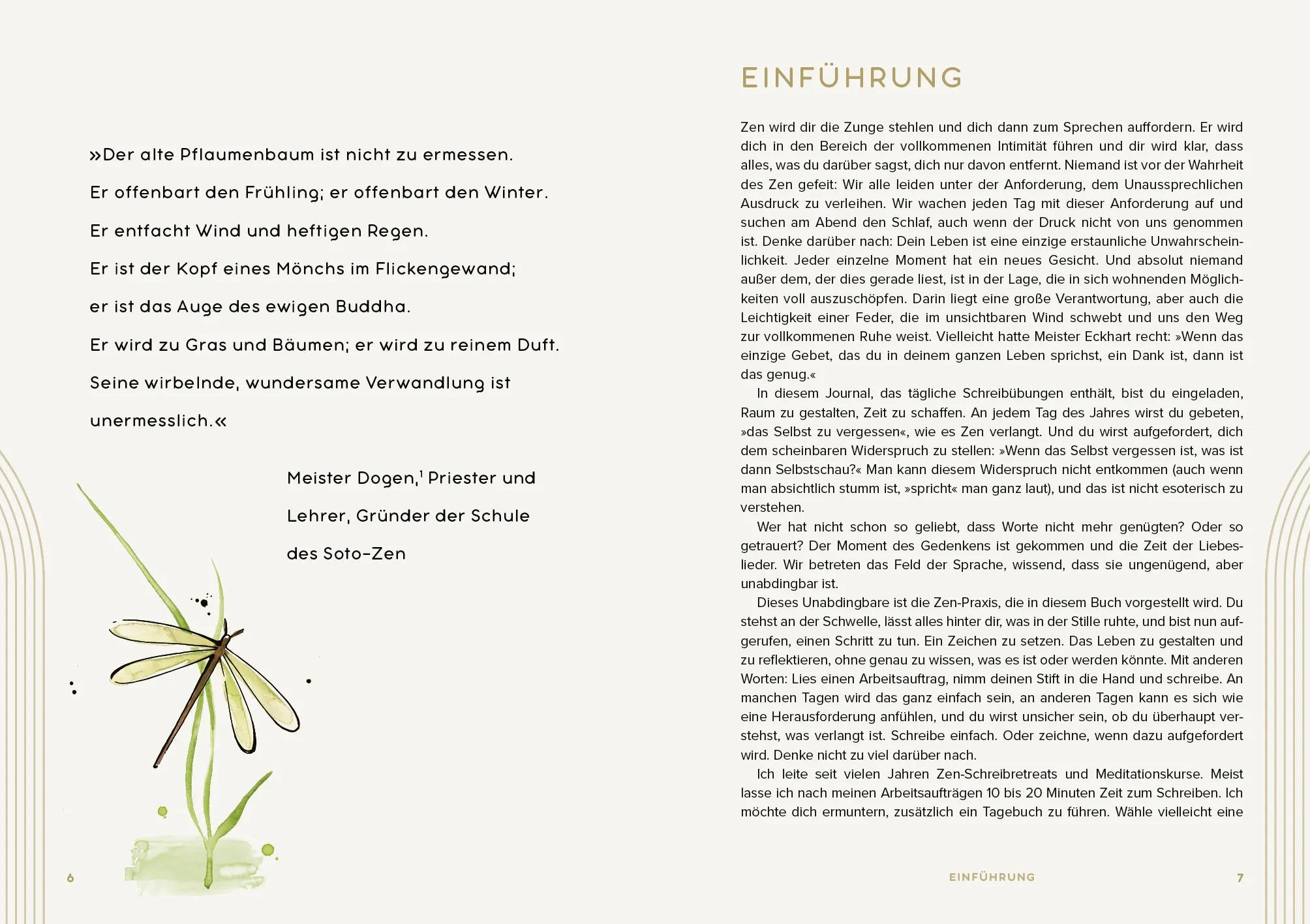 Innenansicht von 'Mit Zen durch das Jahr' - Paperback