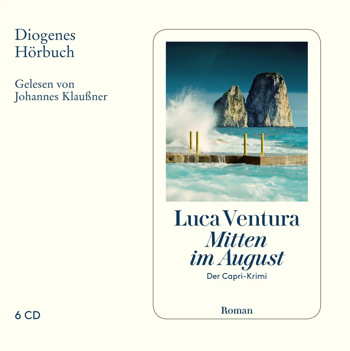 Buchcover von 'Mitten im August' - Hörbuch (CD) von Luca Ventura