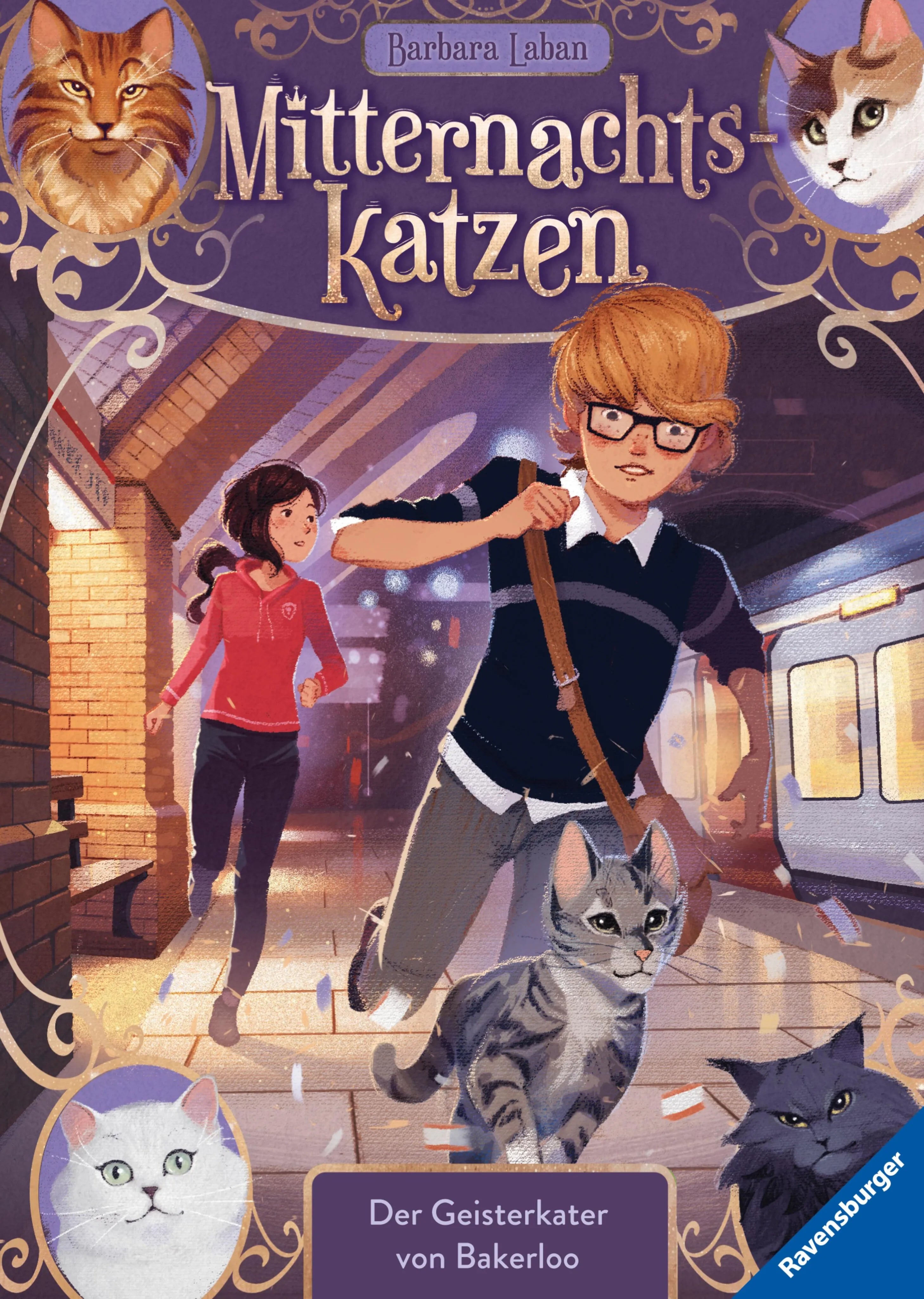 Cover: Mitternachtskatzen, Band 4 - Der Geisterkater von Bakerloo (E-Book) von Barbara Laban