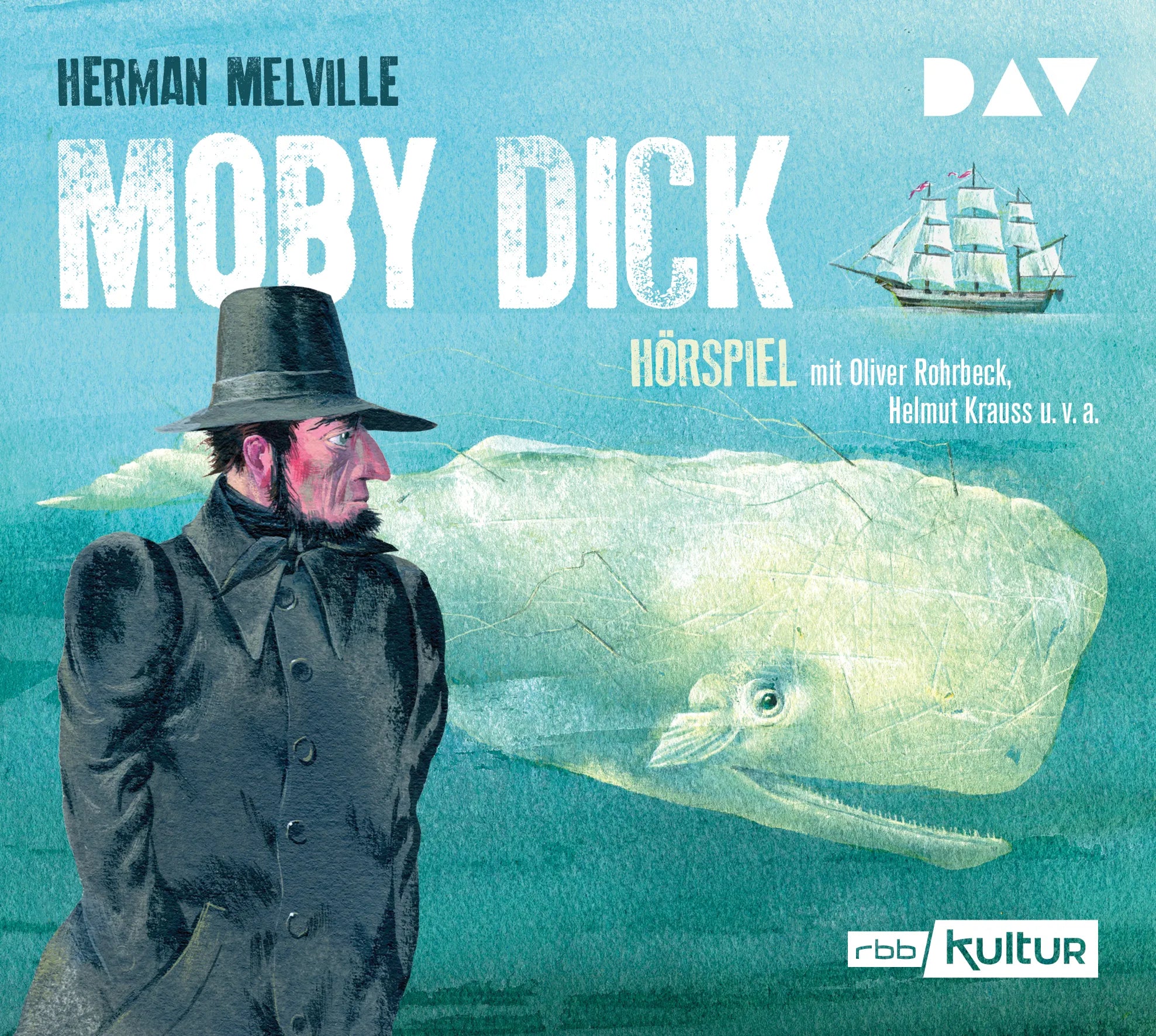 Buchcover von 'Moby Dick' - Hörbuch (CD) von Herman Melville