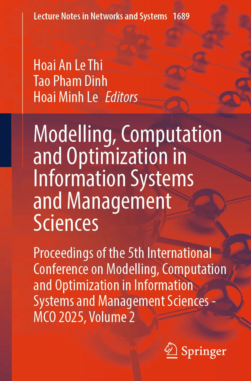 Cover: Modelling, Computation and Optimization in Information Systems and Management Sciences (E-Book)