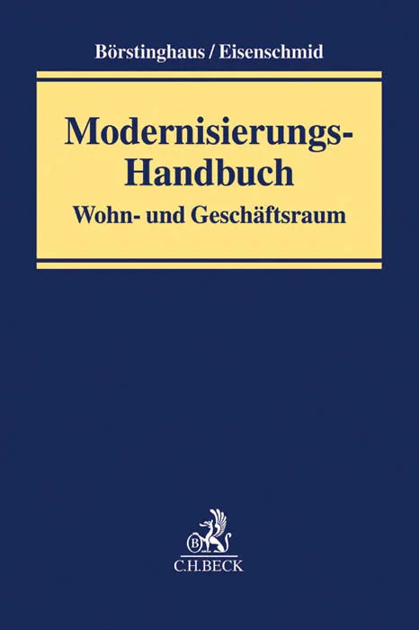 Buchcover von 'Modernisierungs-Handbuch' - Gebundene Ausgabe von Ulf P. Börstinghaus
