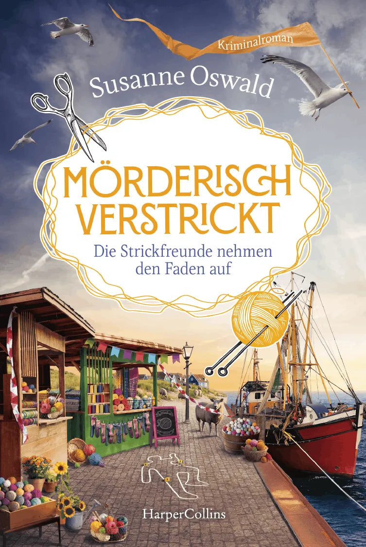 Cover: Mörderisch verstrickt. Die Strickfreunde nehmen den Faden auf (Taschenbuch) von Susanne Oswald