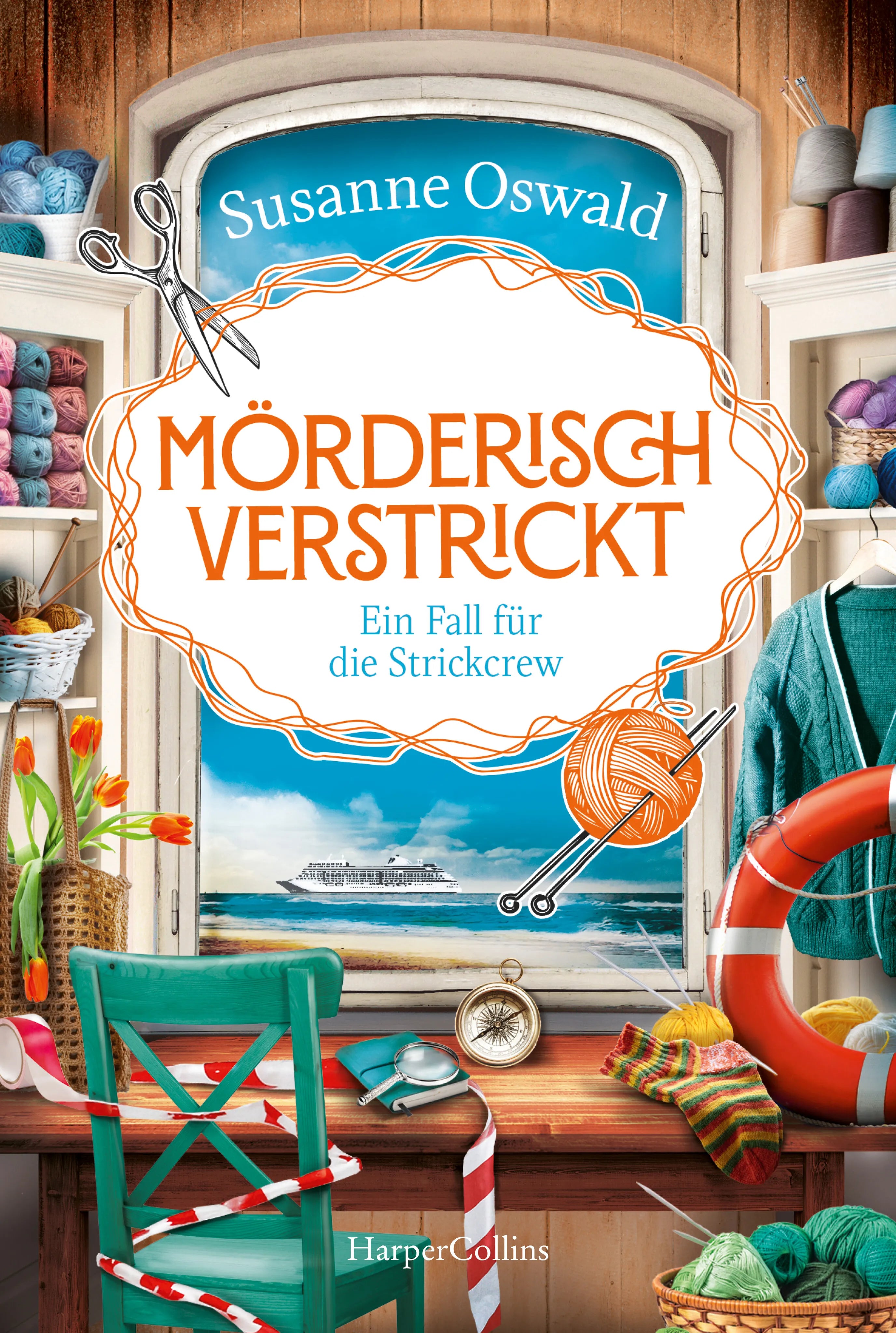 Buchcover von 'Mörderisch verstrickt – Ein Fall für die Strickcrew' - Taschenbuch von Susanne Oswald