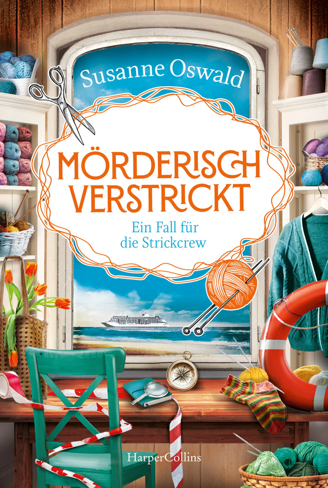 Buchcover von 'Mörderisch verstrickt – Ein Fall für die Strickcrew' - Taschenbuch von Susanne Oswald