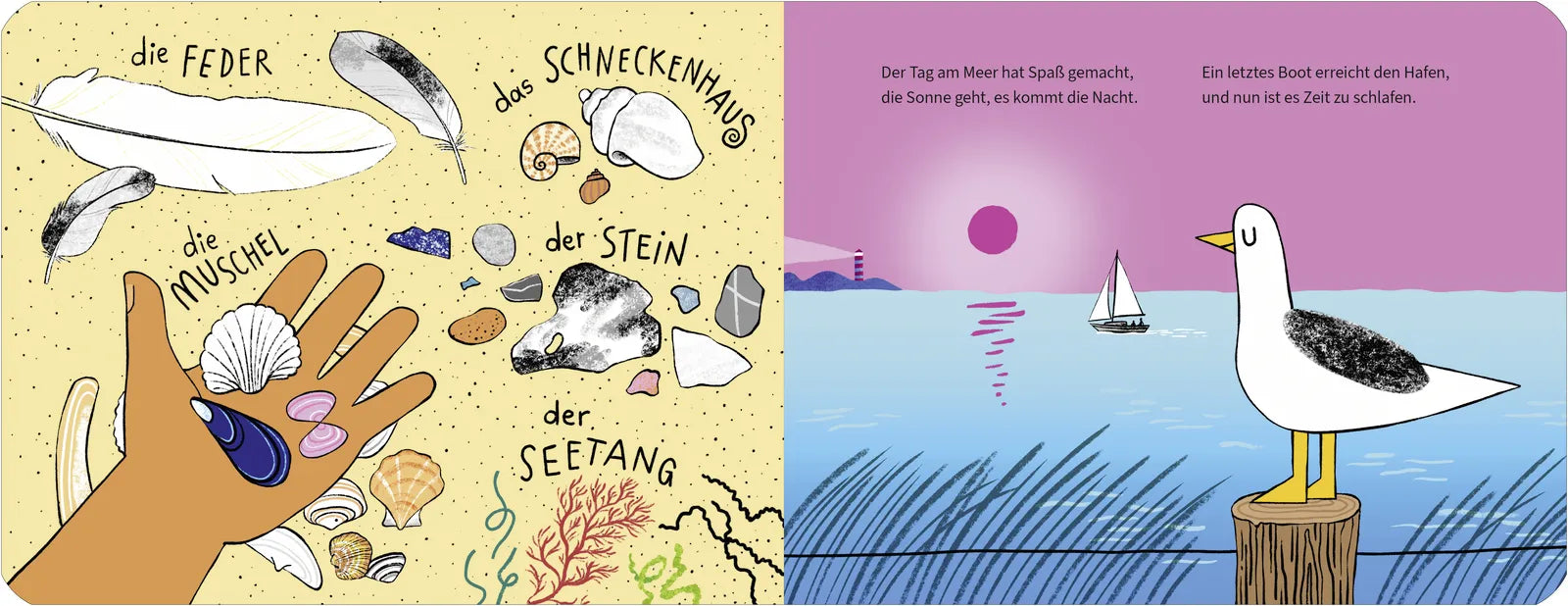 Detailansicht: Möwe Emma im Gewimmel: Am Meer (Hardcover)
