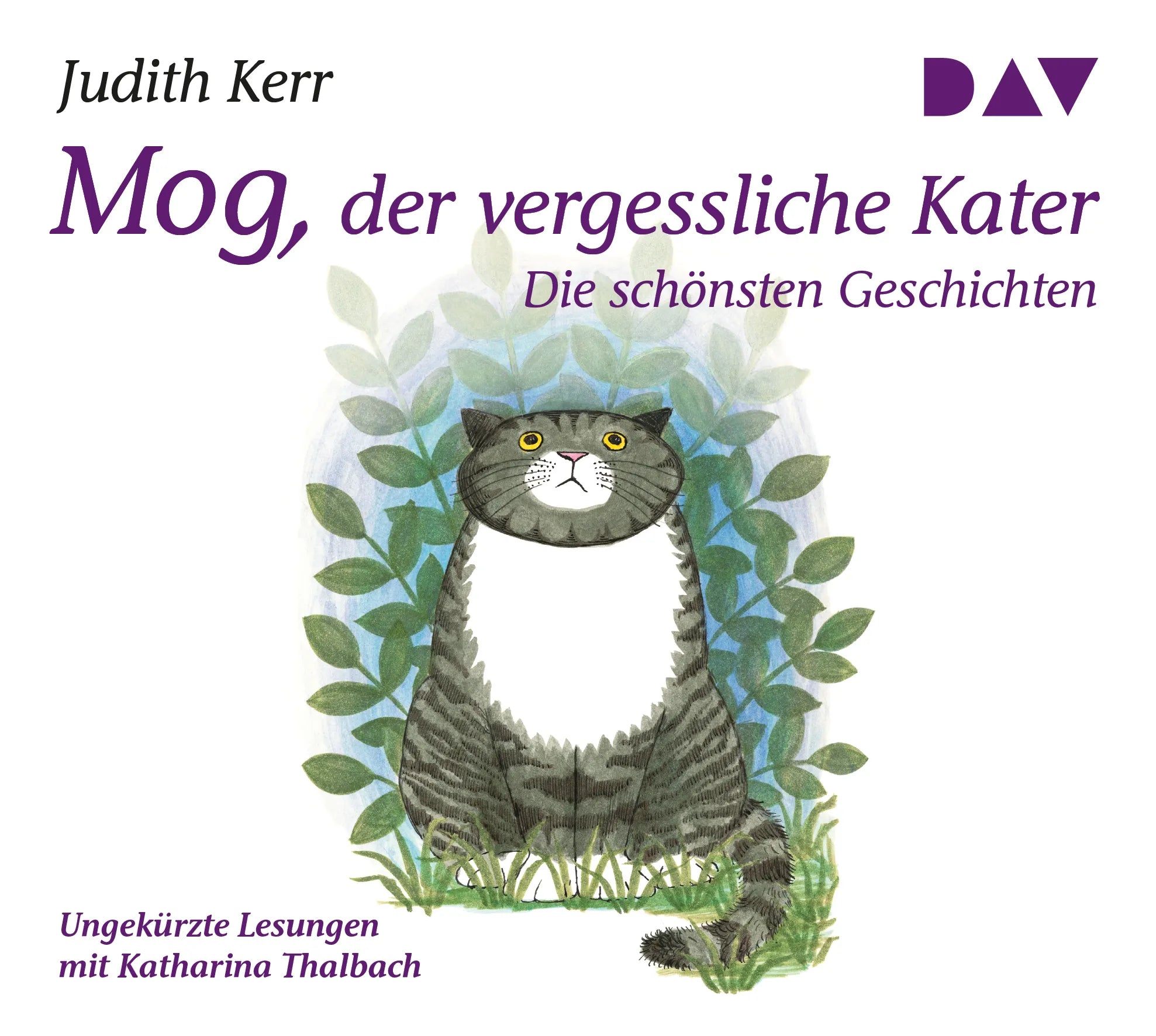 Buchcover von 'Mog, der vergessliche Kater – Die schönsten Geschichten' - Hörbuch (CD) von Judith Kerr