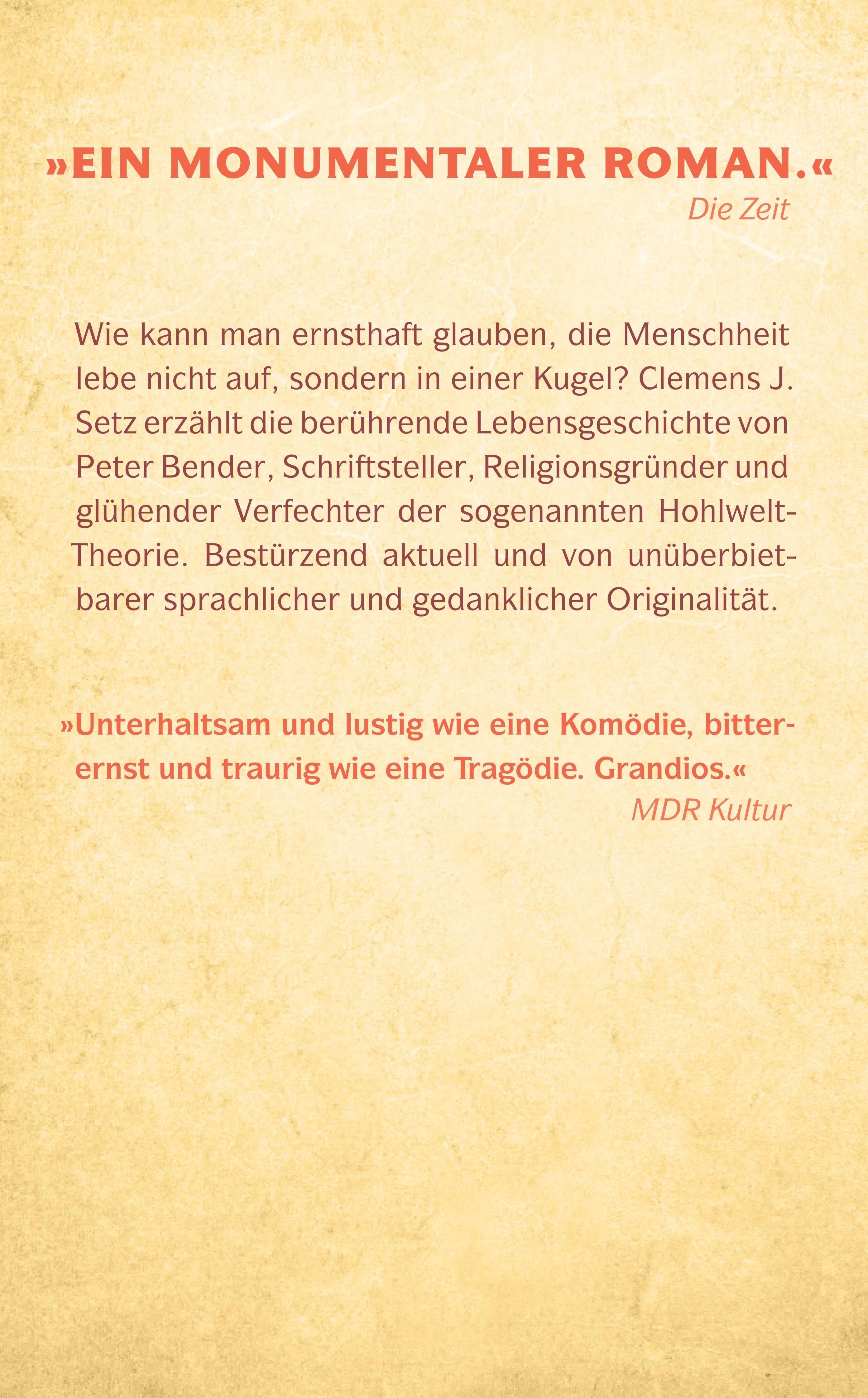 Buchrückseite von 'Monde vor der Landung' mit Klappentext - Taschenbuch