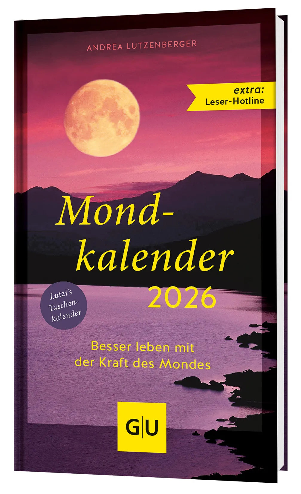 Buchcover von 'Mondkalender 2026' - Paperback von Andrea Lutzenberger