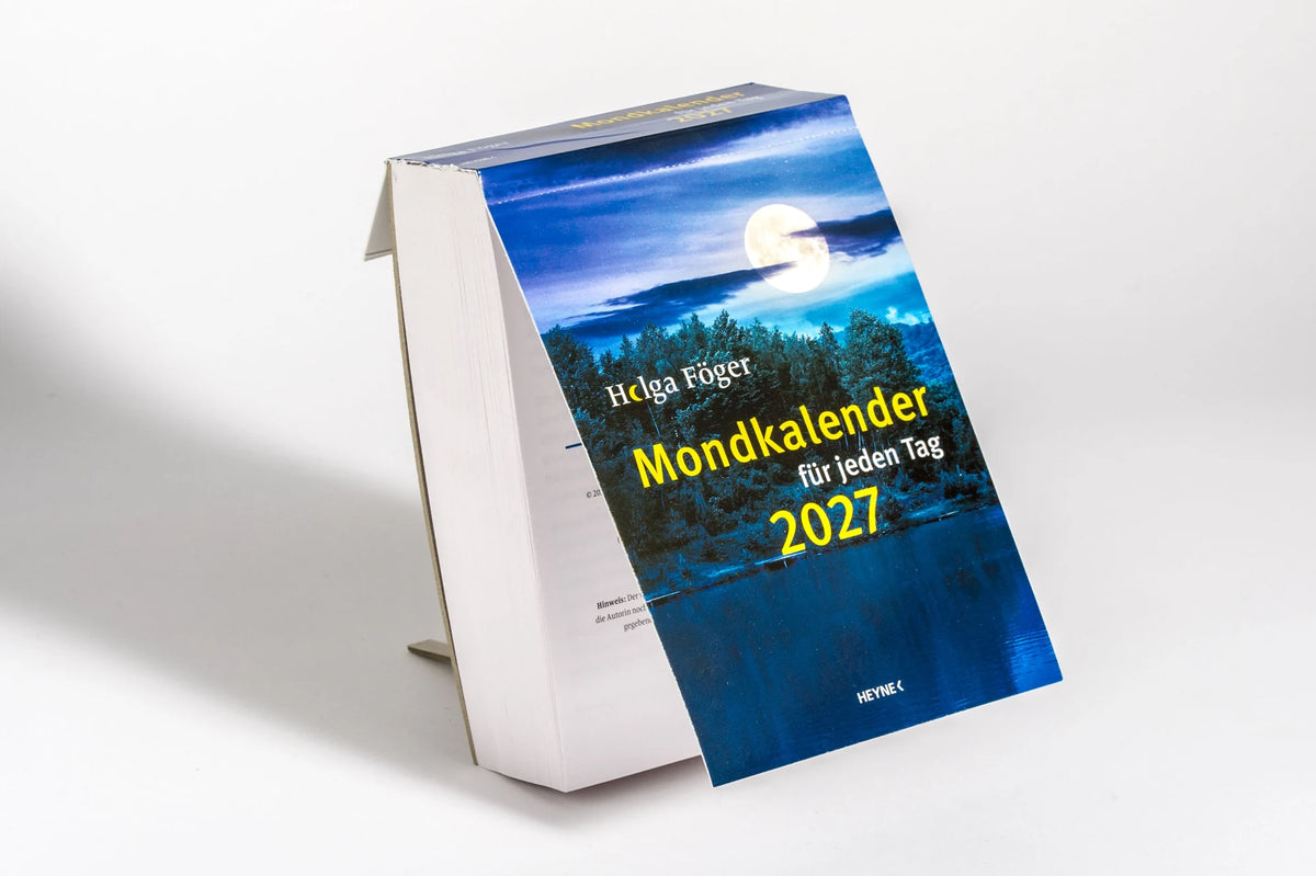 Mondkalender für jeden Tag 2027 – Ansicht