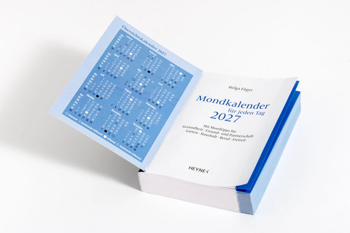 Mondkalender für jeden Tag 2027 – Ansicht