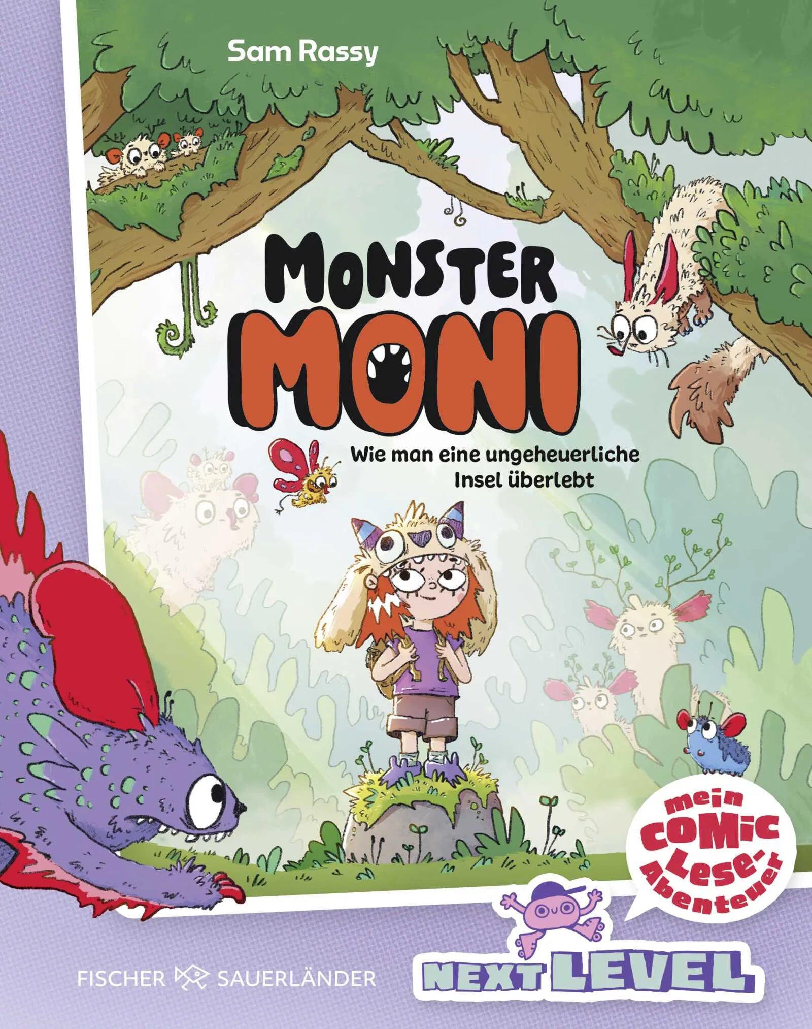Cover: Monster-Moni: Wie man eine ungeheuerliche Insel überlebt (Hardcover) von Sam Rassy