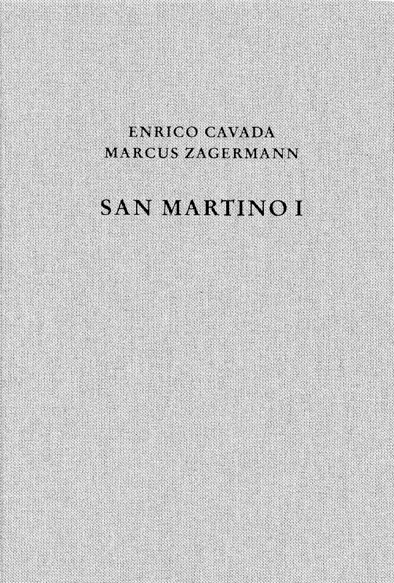 Buchcover von 'Monte San Martino' - Gebundene Ausgabe von Enrico Cavada