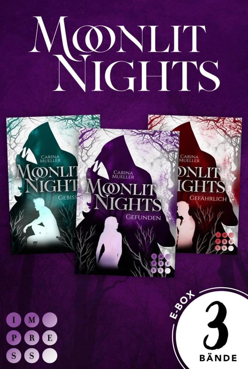Cover: Moonlit Nights: 3 Bände in einem Bundle! (E-Book) von Carina Mueller