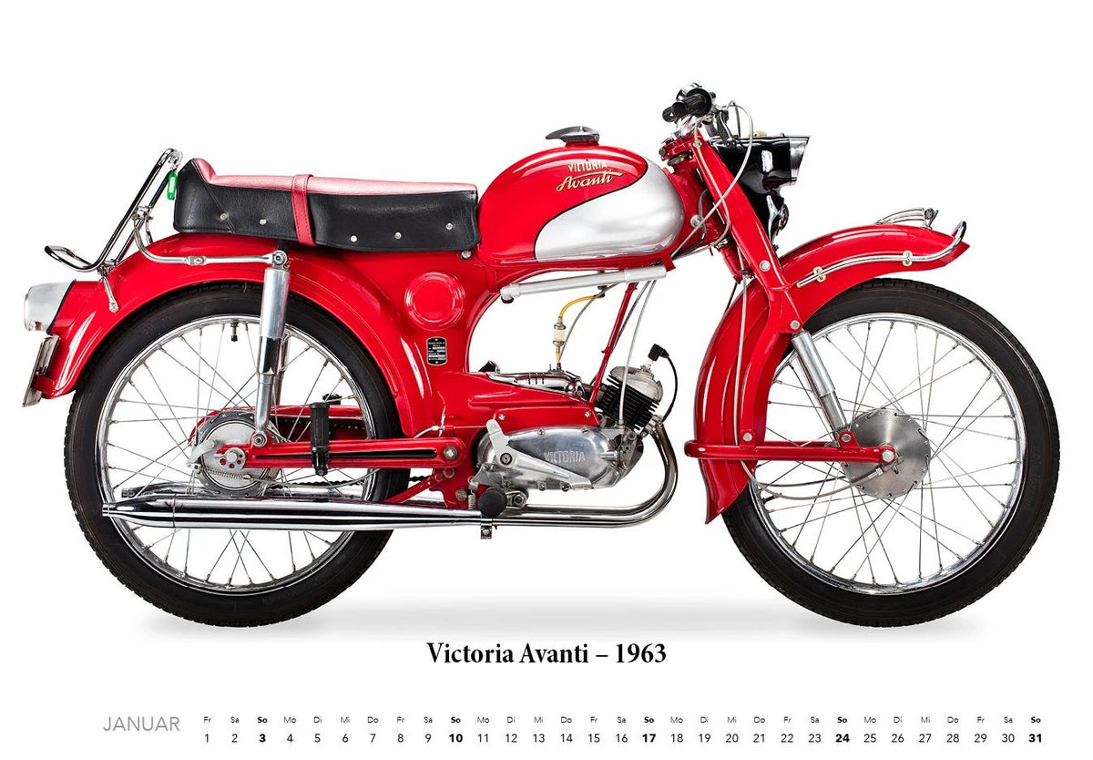 Mopeds 2027 Kalender – Ansicht