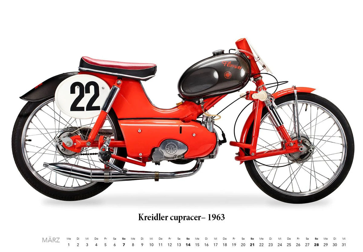 Mopeds 2027 Kalender – Ansicht