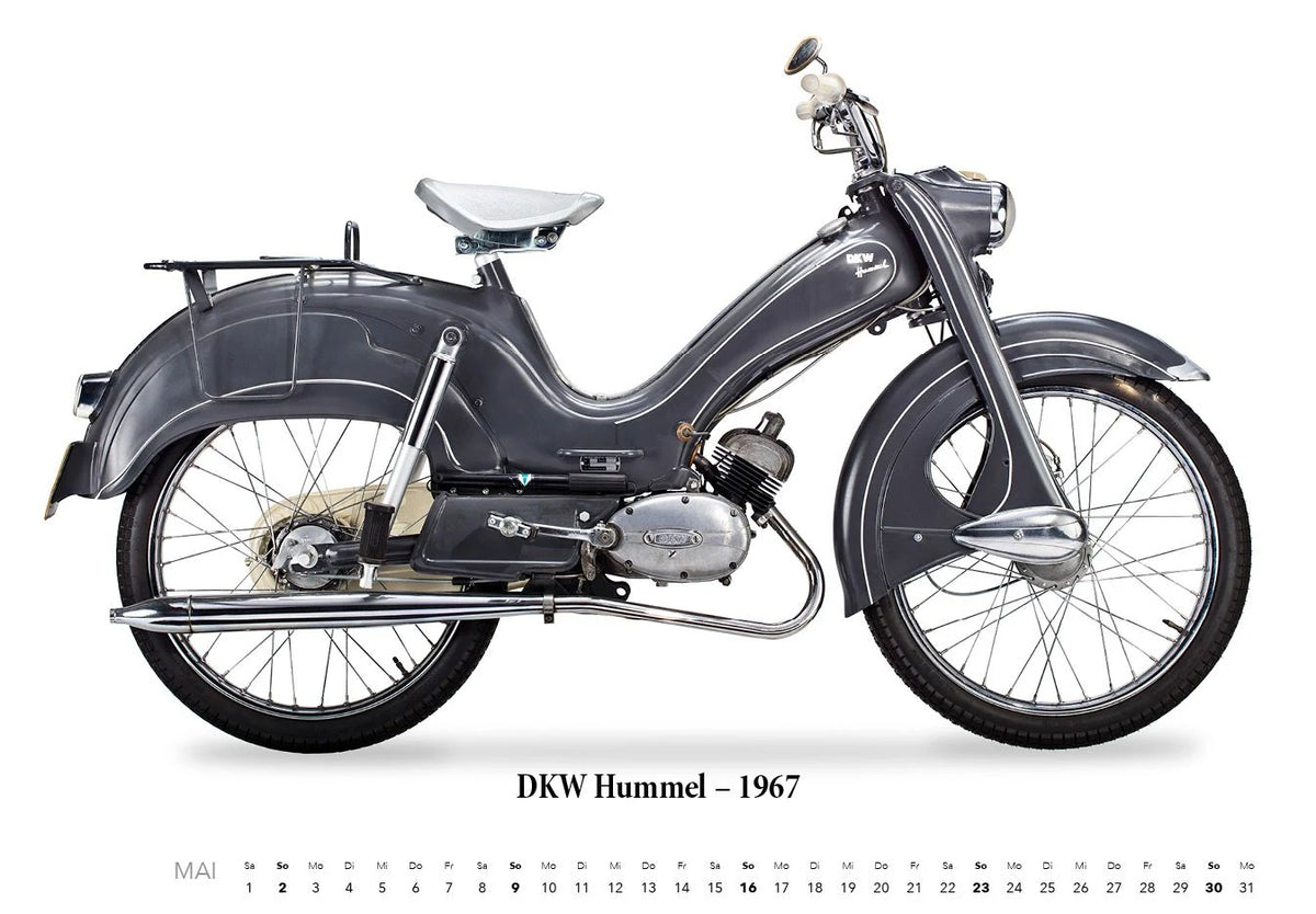 Mopeds 2027 Kalender – Ansicht