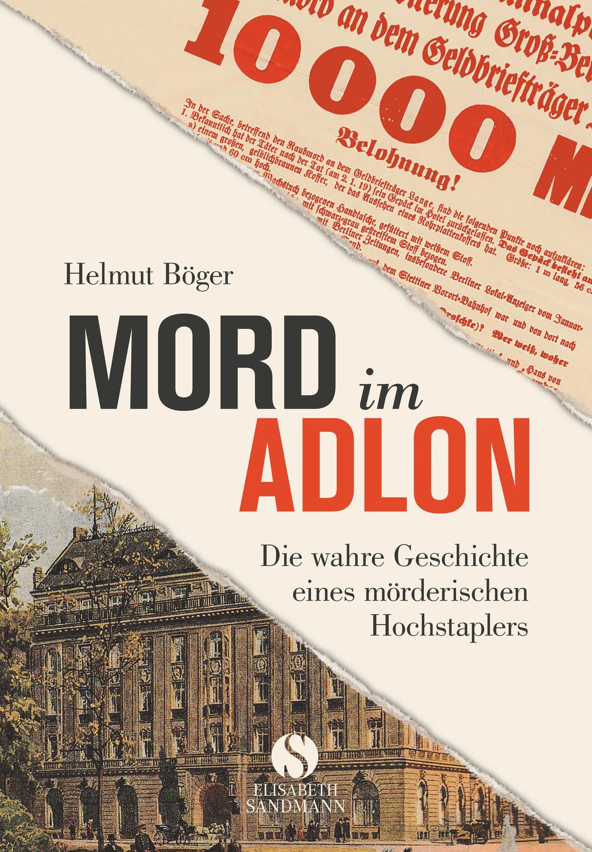 Buchcover von 'Mord im Adlon' - Gebundene Ausgabe von Helmut Böger