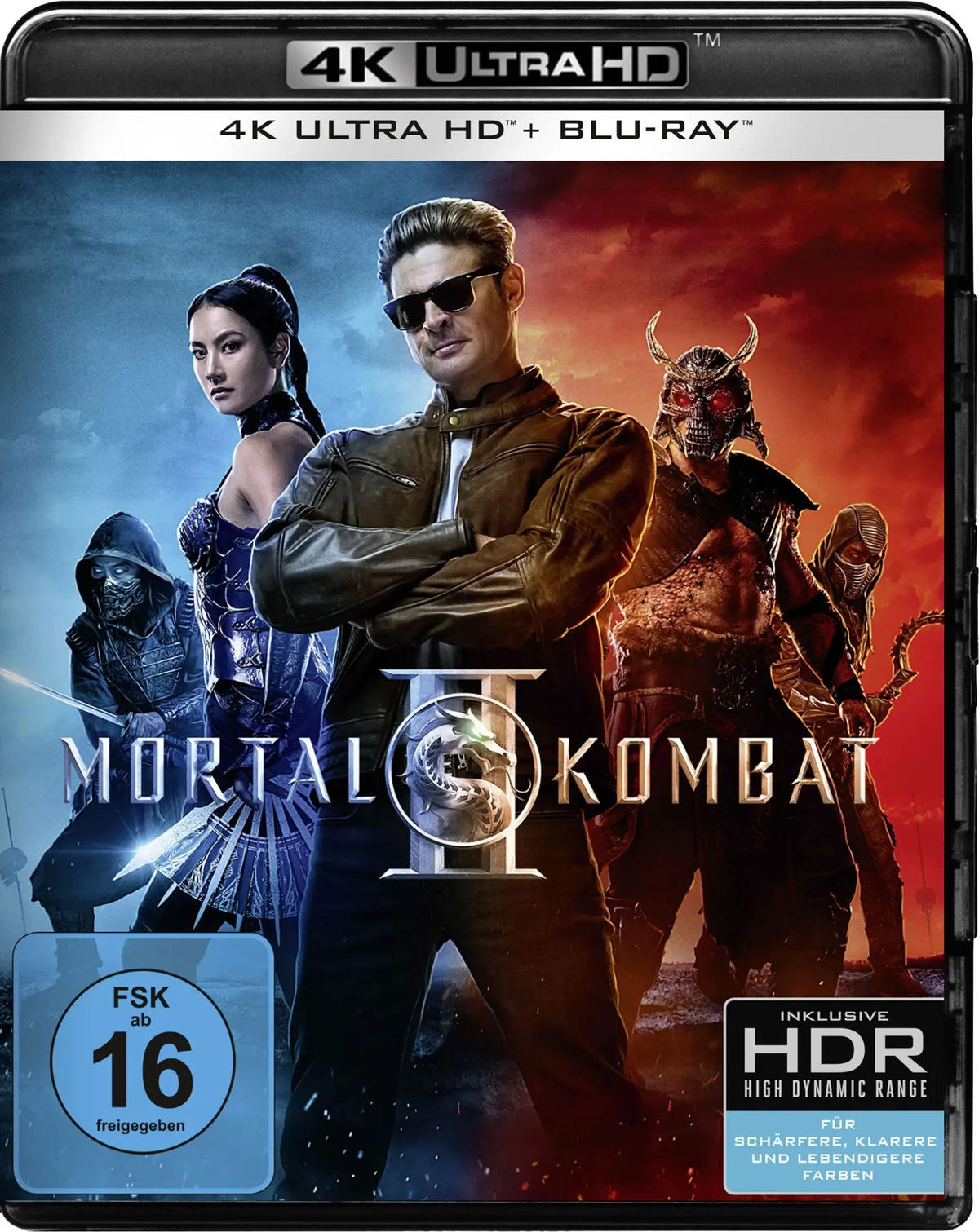 4K UHD Blu-ray-Cover: Mortal Kombat II. Regie: Simon McQuoid