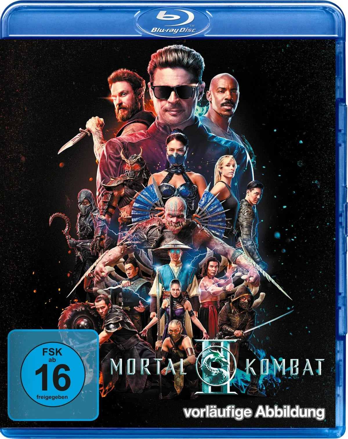 Blu-ray-Cover: Mortal Kombat II. Regie: Simon McQuoid. Vorläufiges Cover - Platzhalterbild