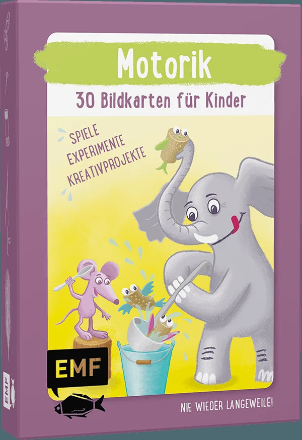 Gesellschaftsspiel: Motorik – 30 Bildkarten für Kinder im Kindergarten- und Vorschulalter