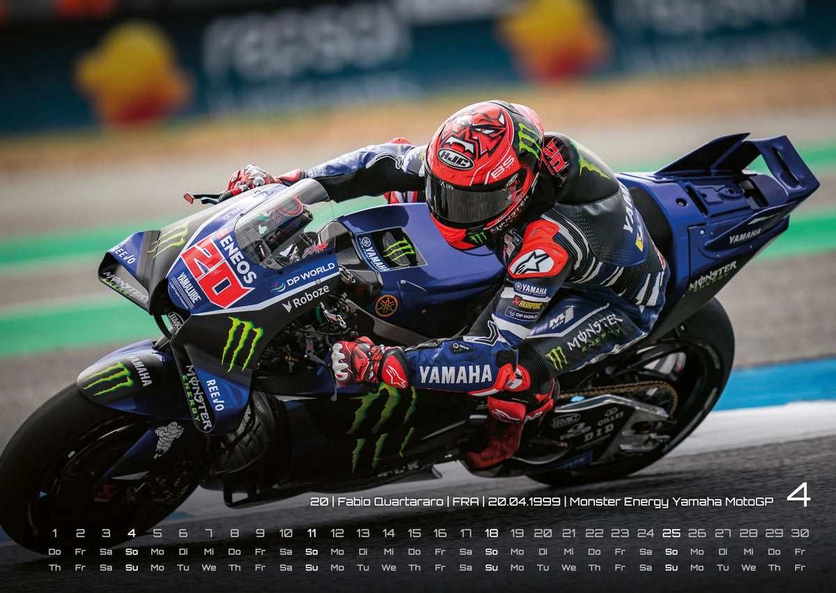 Motorrad Grand Prix 2027 - Kalender | MotoGP DIN A2 – Ansicht