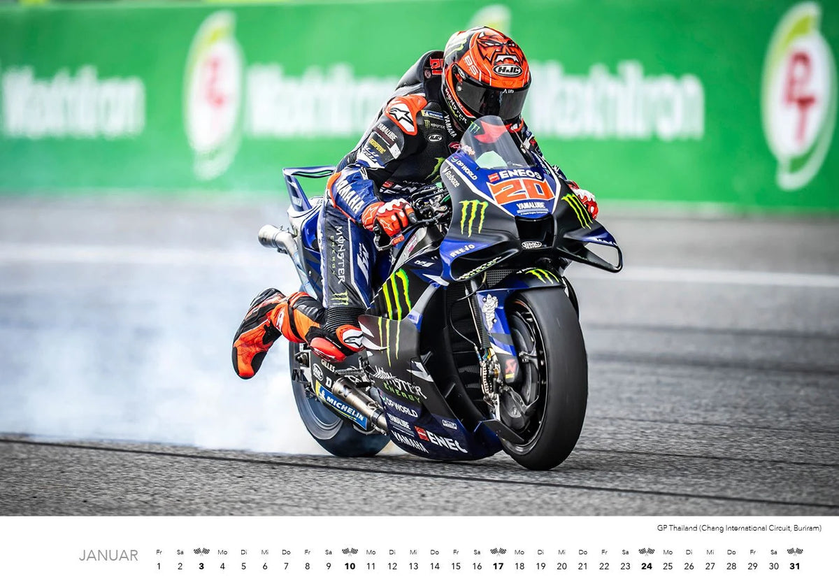 Motorrad Grand Prix Kalender 2027 – Ansicht