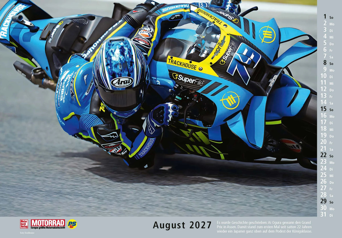 Motorrad Kalender 2027 – Ansicht