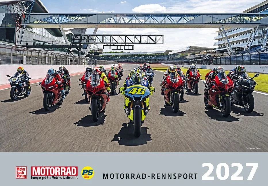 Wandkalender: Motorrad Kalender 2027