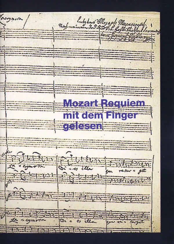 Mozarts Requiem mit den Fingern gelesen - DVD
