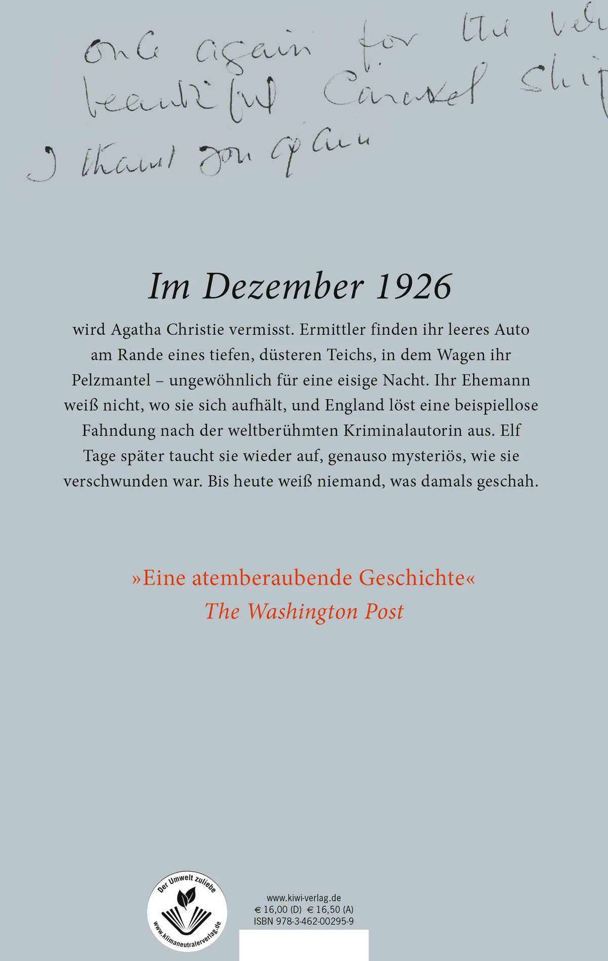 Rückseite: Mrs Agatha Christie (Paperback)