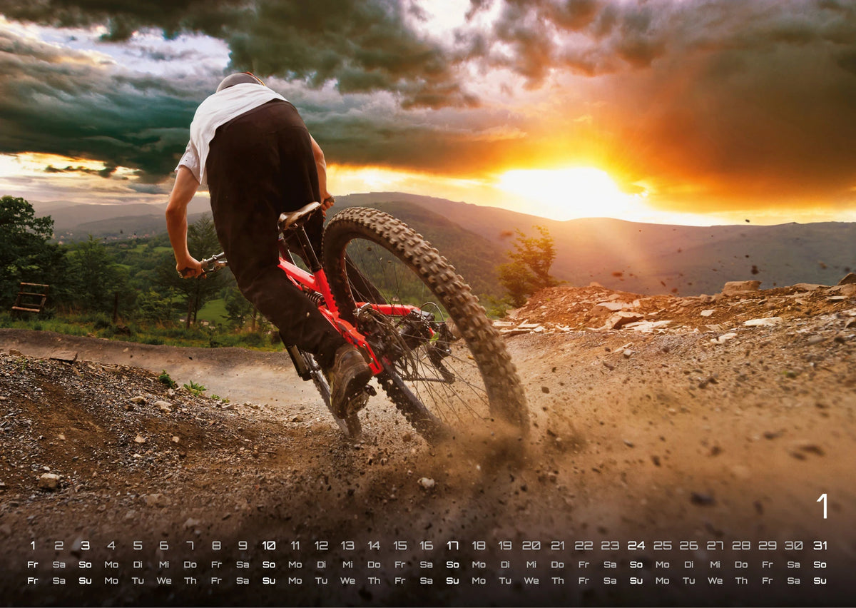 MTB | Mountainbike - 2027 - Kalender DIN A3 – Ansicht