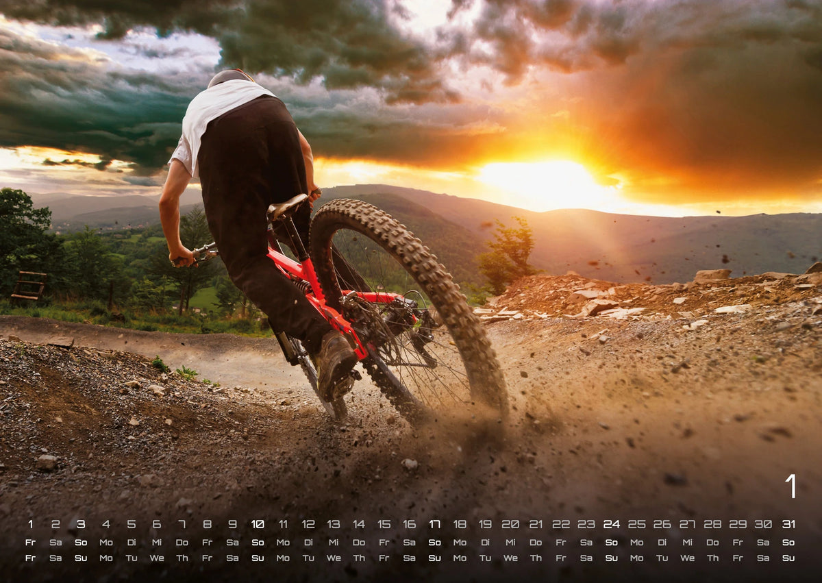 MTB | Mountainbike - 2027 - Kalender DIN A2 – Ansicht
