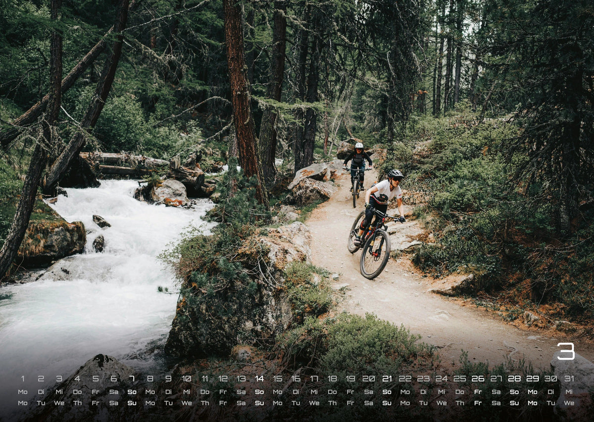 MTB | Mountainbike - 2027 - Kalender DIN A3 – Ansicht